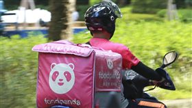 foodpanda外送員。（圖／記者林士傑攝影）