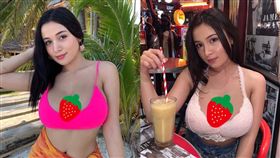 菲律賓正妹爆紅！「核彈級」酥胸炸現　網嗨翻：想娶了（圖／翻攝自Pandora Kaaki IG）