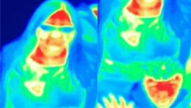 （圖／翻攝自Camera Obscura and World of Illusions臉書）紅外線,熱像儀,紅斑,乳癌,救命