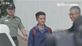 ▲陳同佳於今天上午出獄。