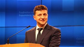 烏克蘭,澤倫斯基,人民公僕黨,陷貪腐醜聞,接受測謊(圖/中央社)