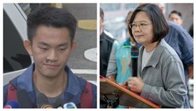 陳同佳，蔡英文(組合圖)