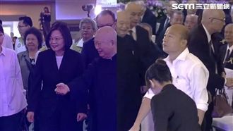 小英赴鋼鐵大王公祭　韓隔14分鐘到