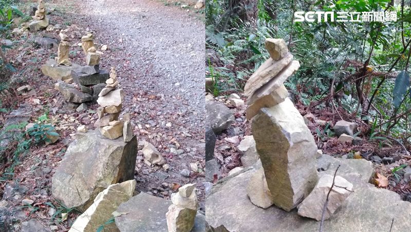 山路驚見「奇特石陣」學者：越高越靈