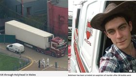 英國卡車貨運箱驚見「39具屍體」　25歲嫌犯遭逮…警：車來自保加利亞(圖/鏡報、太陽報)