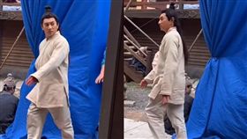 吳奇隆發福（組合圖／翻攝自微博）