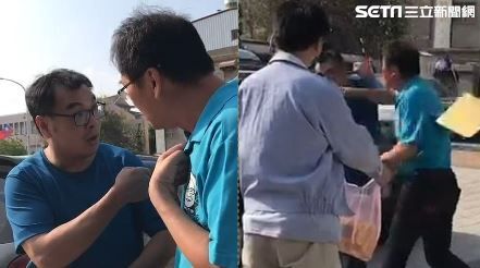 國民黨員撒冥紙抗議　新主委一拳痛毆