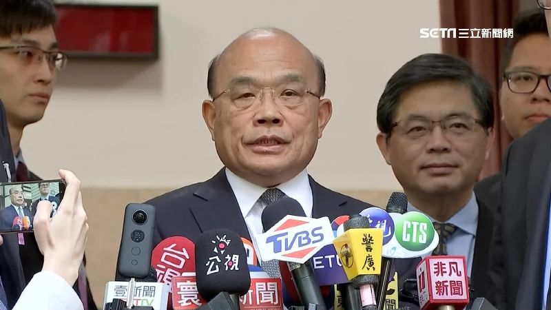 時力送口罩…蘇貞昌：不要錯誤示範