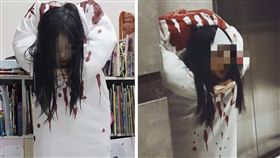 萬聖節,貞子,當事人提供