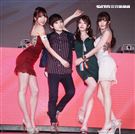 日本AV女優夏木安梨、椎名空、相澤南、高橋聖子為「2019同志好厝邊」台灣同志大遊行造勢。（記者邱榮吉/攝影）