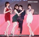 日本AV女優夏木安梨、椎名空、相澤南、高橋聖子為「2019同志好厝邊」台灣同志大遊行造勢。（記者邱榮吉/攝影）