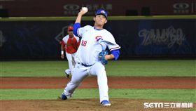 ▲12強中華隊林鋅杰。（圖／記者王怡翔攝影）