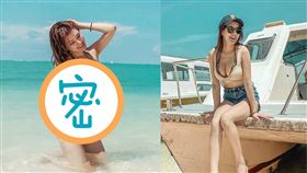 「彩券女神」愛語莎熱愛水上活動。（圖／翻攝自愛語莎IG）