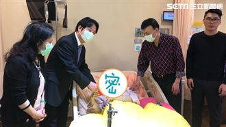 賴清德赴院探視！余苑綺虛弱病容曝光