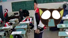 大陸,四川,磚頭,砸頭,管教,學生,老師,教室,腳踹,癱軟,毆打,頭部,加護病房,國中生, 圖／翻攝自微博