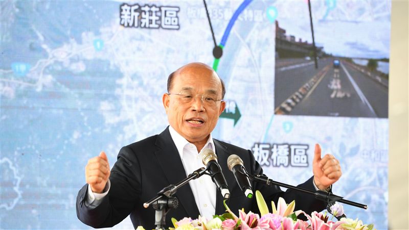 蘇揆：治水等好事　要不分藍綠一起做