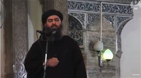 美軍突襲敘利亞！伊斯蘭國首腦疑遭斃　白宮出面證實
伊斯蘭國首腦 巴格達迪 Abu Bakr al-Baghdadi
圖／翻攝自The Guardian YouTube