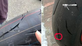 驗車被說沒胎紋　男買新胎打臉監理員