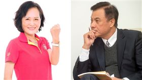 蘇嘉全重申，堅決反對太太參選，並強調自己將持續溝通，希望洪恒珠打消參選念頭。(組合圖/翻攝自臉書)