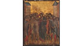 法國北部一名婦人數週前在廚房裡發現珍稀畫作「受嘲弄的基督」（Christ Mocked），最後以2400萬歐元（約新台幣8.15億元）落槌，比預估拍賣價格高了4倍以上。（圖取自維基共享資源，版權屬公有領域）