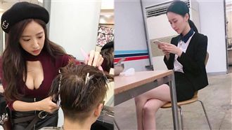 U領戰袍炸豪乳！火辣設計師秀狂手技