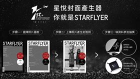 ▲星悅封面人物換你當，再抽來回雙人機票大獎。（圖／星悅航空）