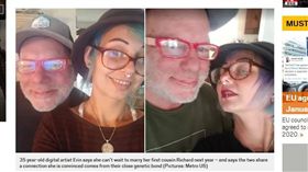 美國,近親結婚,表哥,失婚。(圖/翻攝自metro)