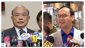 行政院長蘇貞昌，前新北市長朱立倫。（組合圖／資料照）