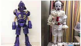 超狂爸媽神還原電影角色cosplay。（圖／網友授權提供）