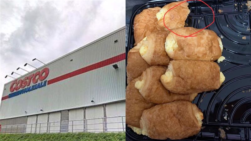 好市多買可頌見「一半殘骸」　她氣炸