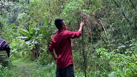 老翁上山失聯　警消集結人力擴大搜尋（1）花蓮瑞穗鄉鶴岡部落楊姓老翁28日上山察看農作物後失聯，家屬報案請求協尋，並會同部落族人上山找人，至今仍無所獲，警消集結人力擴大範圍持續搜索。（花蓮縣消防局提供）中央社記者李先鳳傳真　108年10月30日