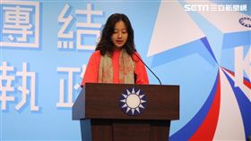 國民黨副發言人洪于茜。（圖／記者李依璇攝影）