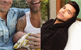 拉丁歌手瑞奇馬汀（Ricky Martin）跟老公加萬約瑟夫（Jwan Yosef）/又迎接第4個孩子。IG
