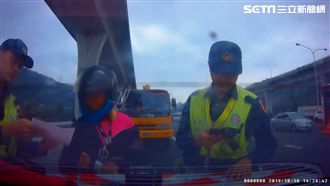 無照外送員誤上國道　吞1.8萬罰單