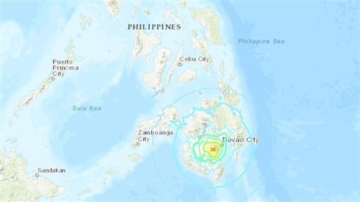 菲律賓南部發生地震　規模6.8