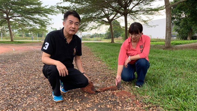 中寮國中操場破損！立委爭取補助整建