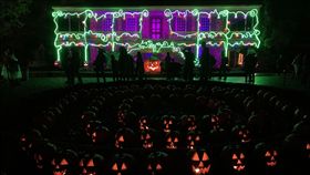 紐約,紐約莊園,南瓜燈,萬聖節奇景,吸引觀光(圖/中央社)