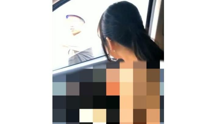 「千萬別上車」全裸女問路　網揭密