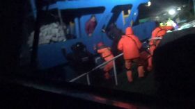 中國漁船越界　金門海巡強勢查扣（2）