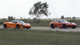 ▲Chevrolet Corvette ZR1 HPE1200 VS McLaren 720S（圖／翻攝網路）