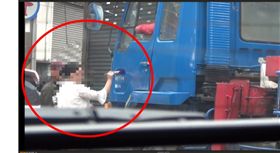 檢調偵辦代檢弊案北中南查獲3家業者，1黃牛，涉嫌竄改老舊問題車輛，變成「手選車」，騙過檢驗人員。（圖／翻攝畫面）