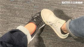 新鞋、踩3下