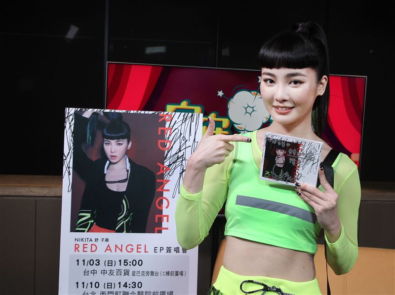 舒子晨安安大明星。（記者邱榮吉/攝影）