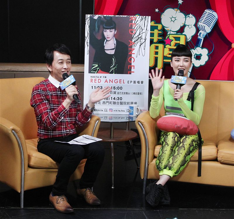 舒子晨安安大明星。（記者邱榮吉/攝影）