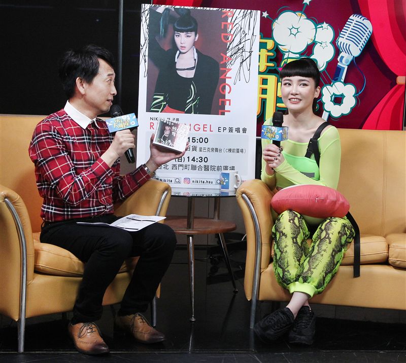 舒子晨安安大明星。（記者邱榮吉/攝影）