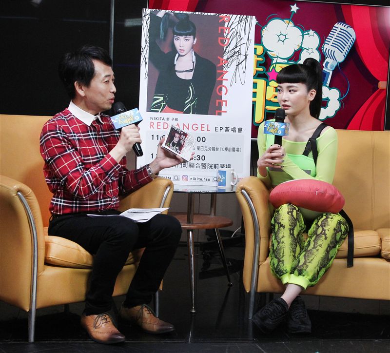 舒子晨安安大明星。（記者邱榮吉/攝影）