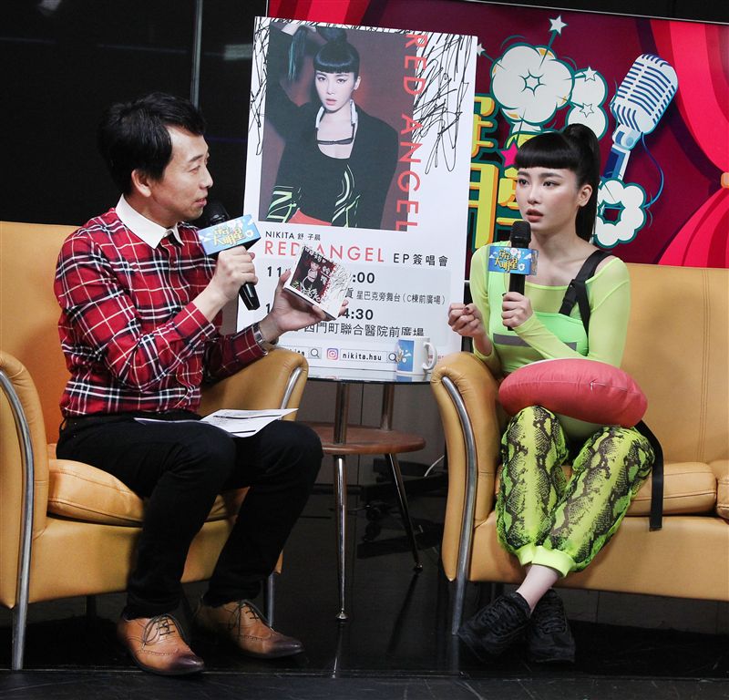 舒子晨安安大明星。（記者邱榮吉/攝影）