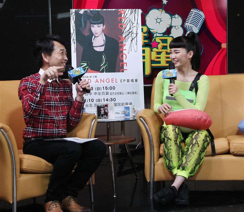 舒子晨安安大明星。（記者邱榮吉/攝影）