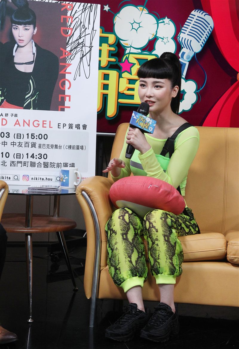 舒子晨安安大明星。（記者邱榮吉/攝影）