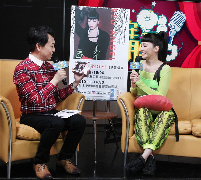 舒子晨安安大明星。（記者邱榮吉/攝影）